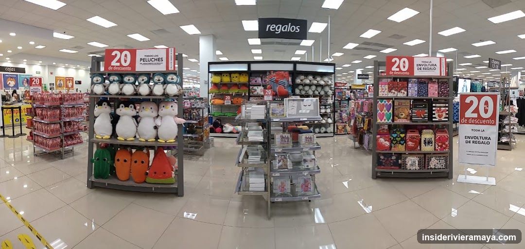 Retail Store Interior with Promotional Displays