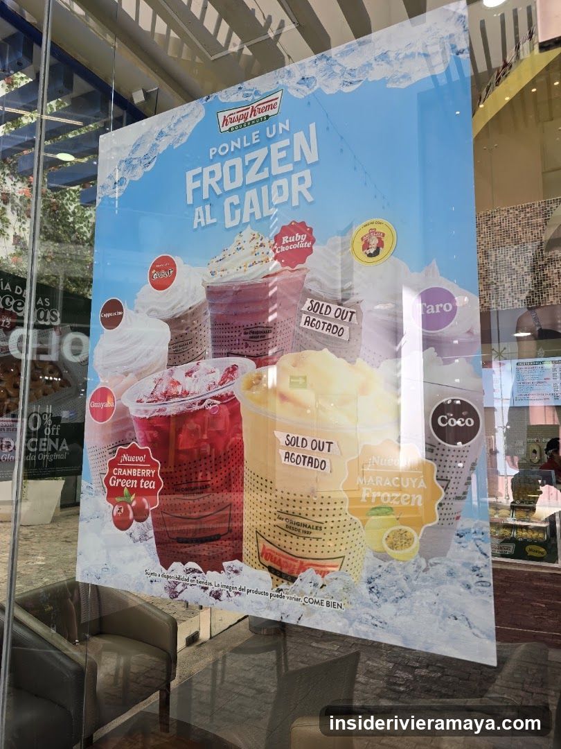 Krispy Kreme Frozen Drinks Advertisement
