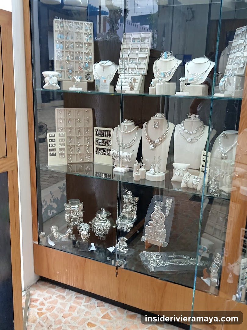 Silver Jewelry Display Case