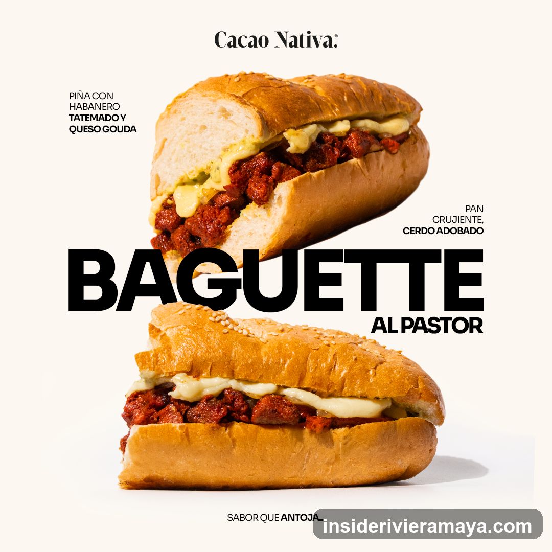Cacao Nativa Baguette al Pastor Advertisement