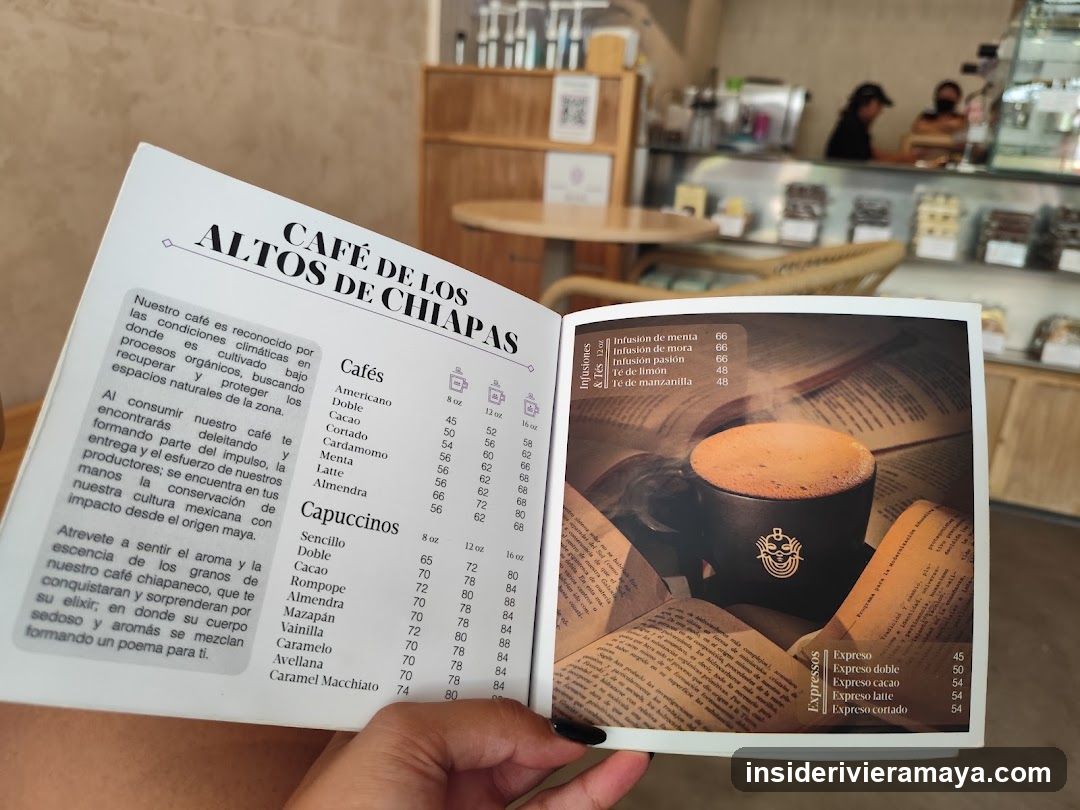 Café de los Altos de Chiapas Menu