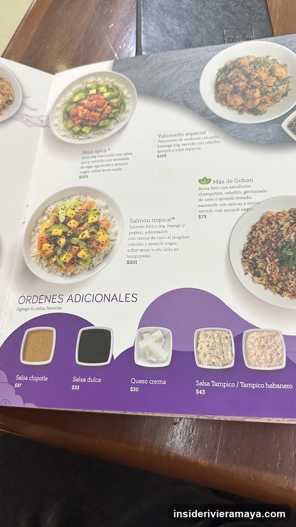 Restaurant Menu Page