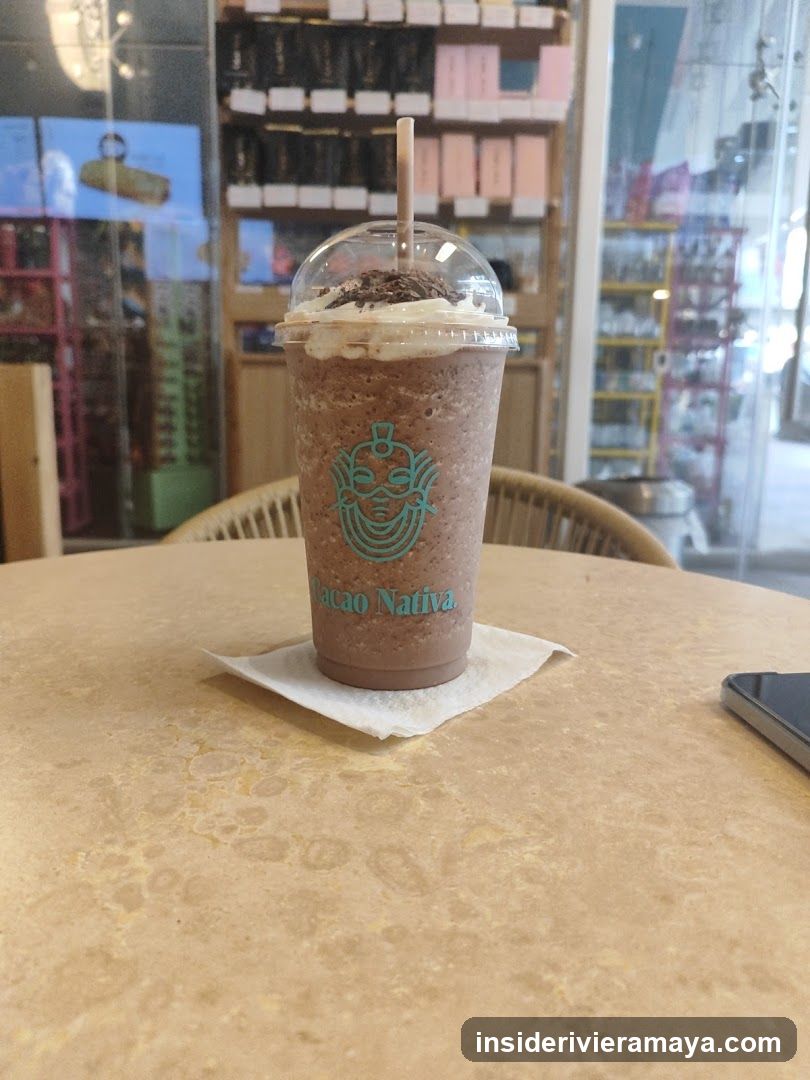 Chocolate Beverage at Cacao Nativa