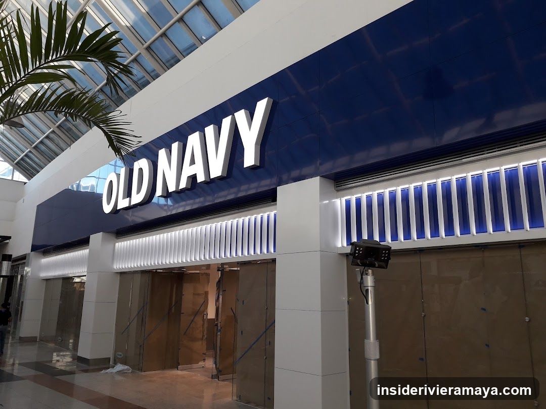 Old Navy Storefront Under Renovation