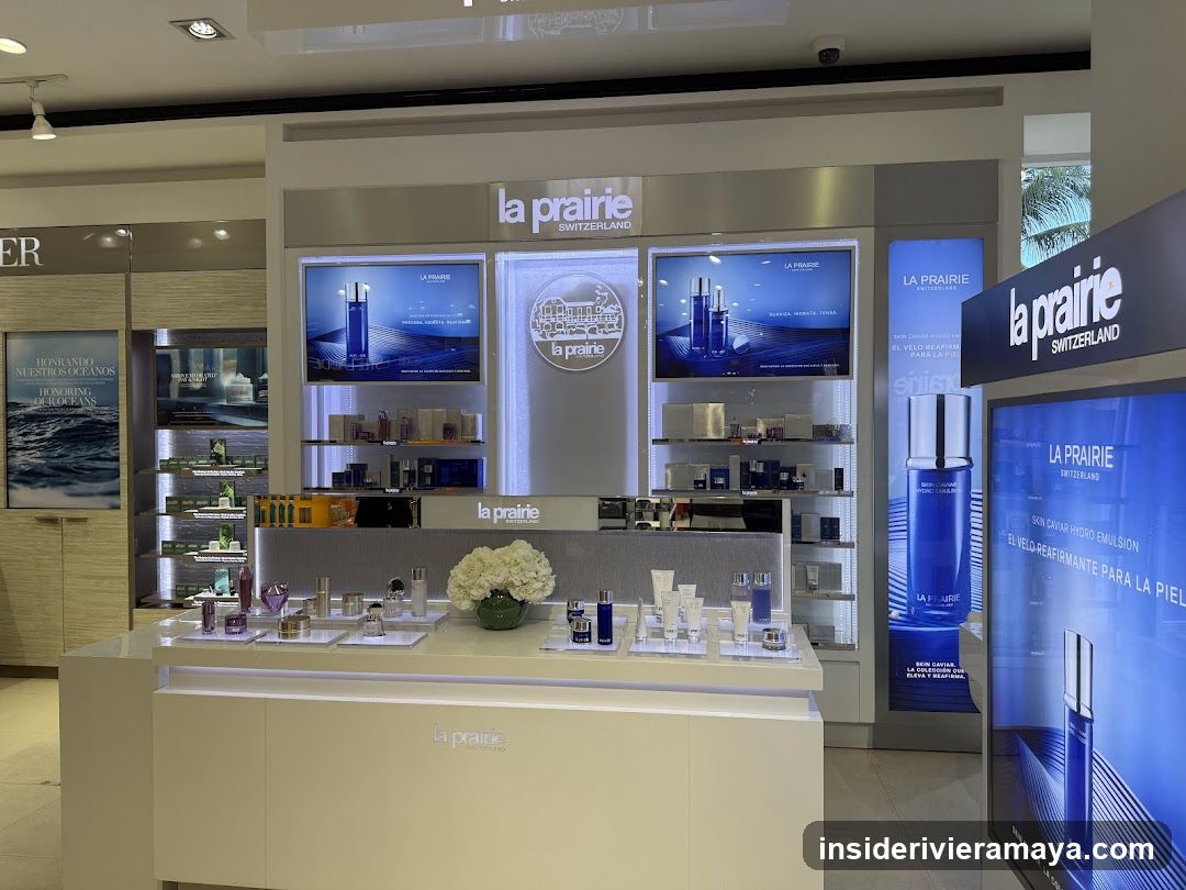 La Prairie Counter Display