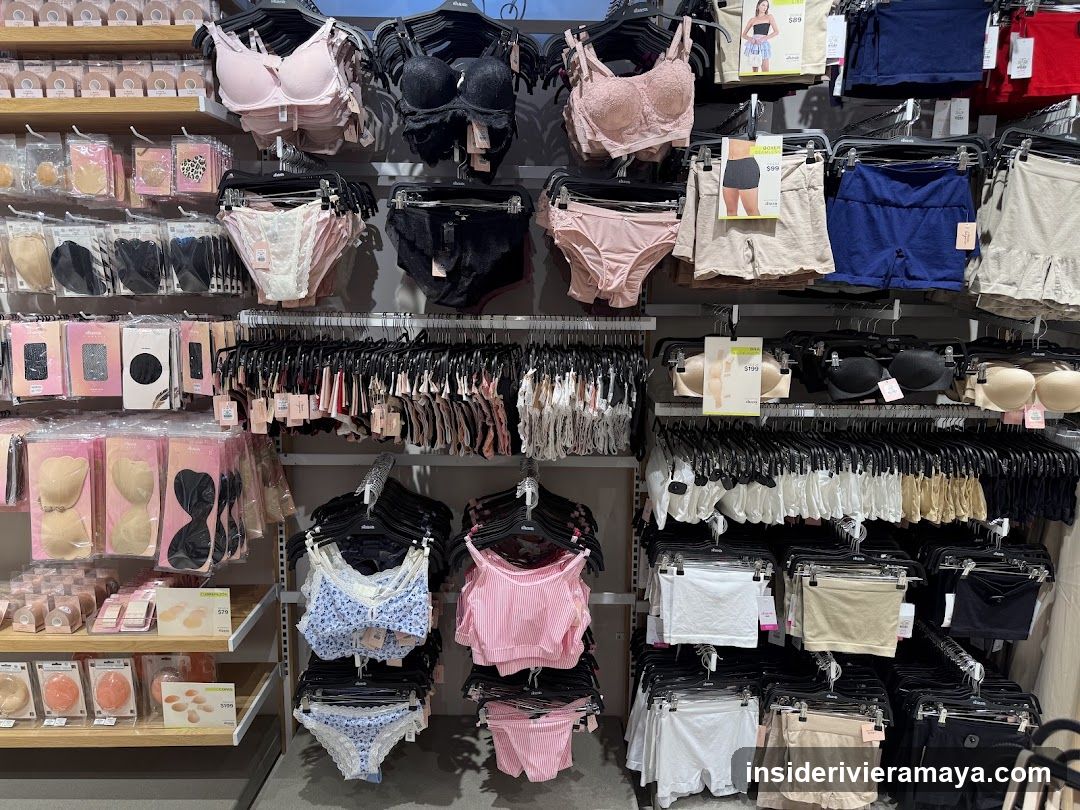 Retail Display of Undergarments