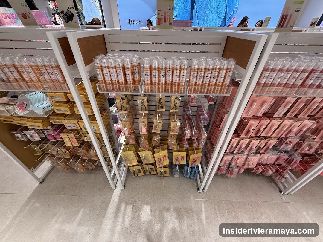 Retail Display of Beauty Products