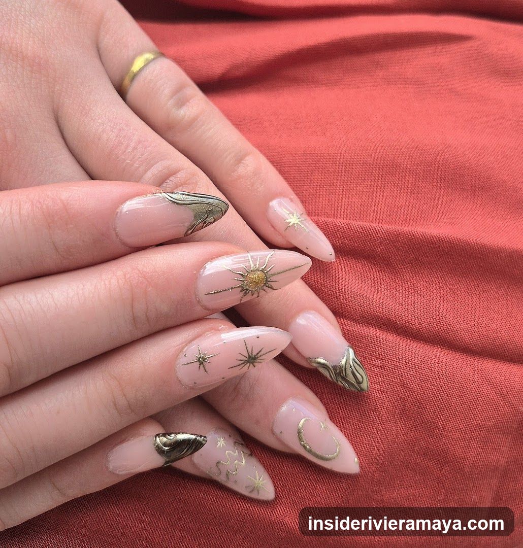 Celestial Nail Art