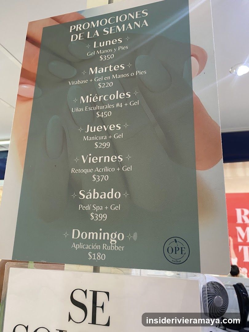 Weekly Promotions Menu