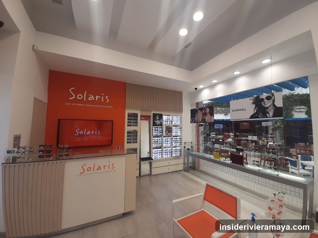 Interior of a Solaris Eyewear Store