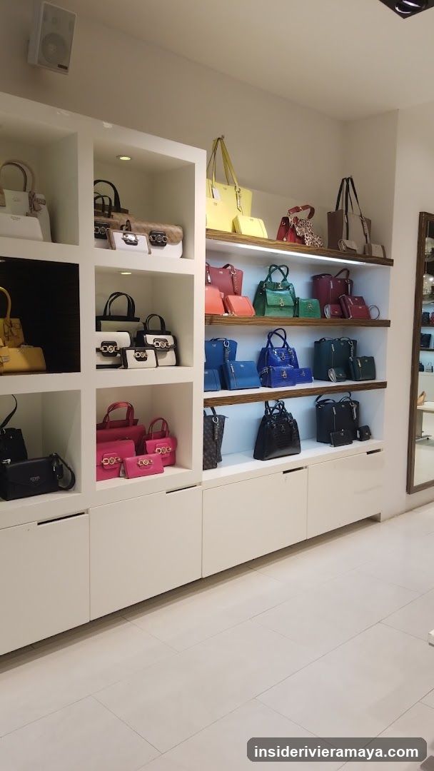 Handbag Display in Retail Store