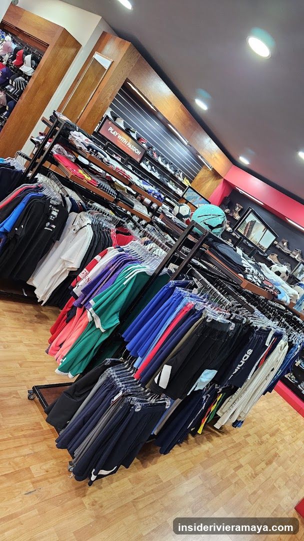 Interior of a Sportswear Store