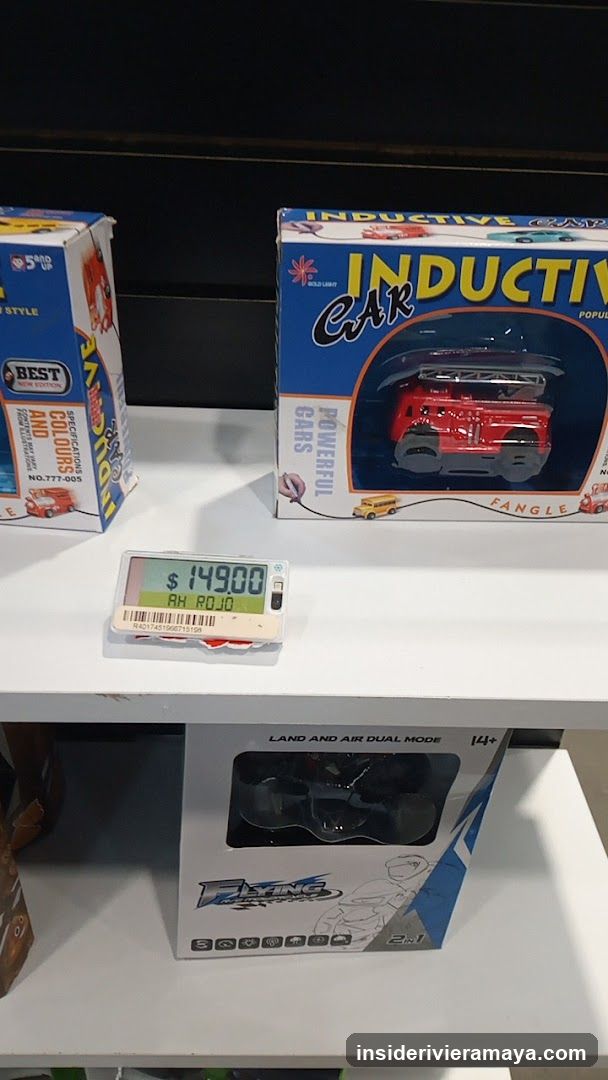 Toys on a Store Shelf
