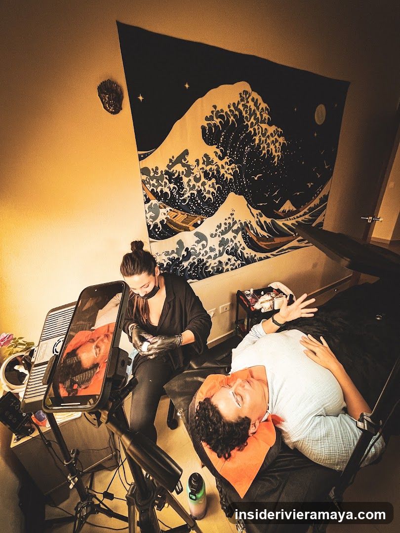 Tattoo Session in Progress