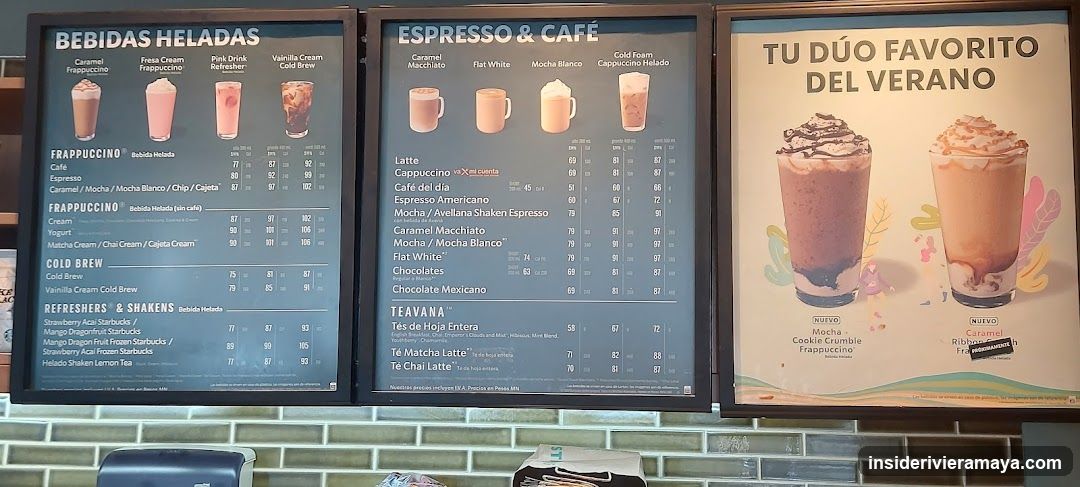 Starbucks Menu Boards