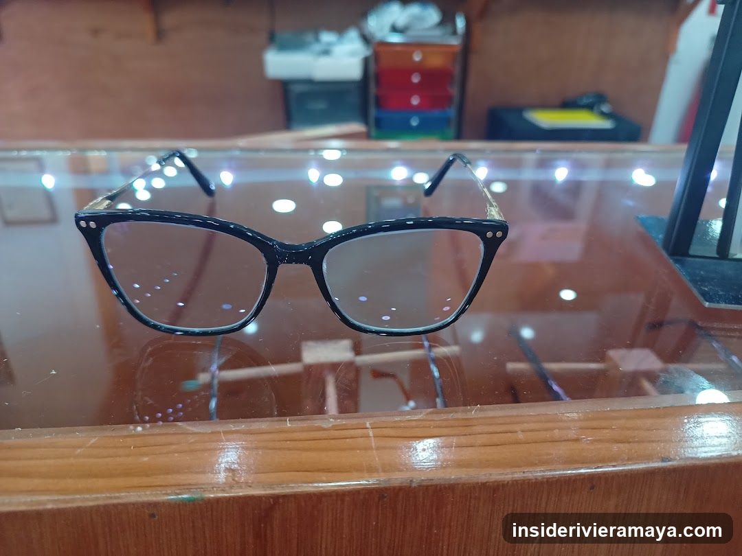 Eyeglasses on Display