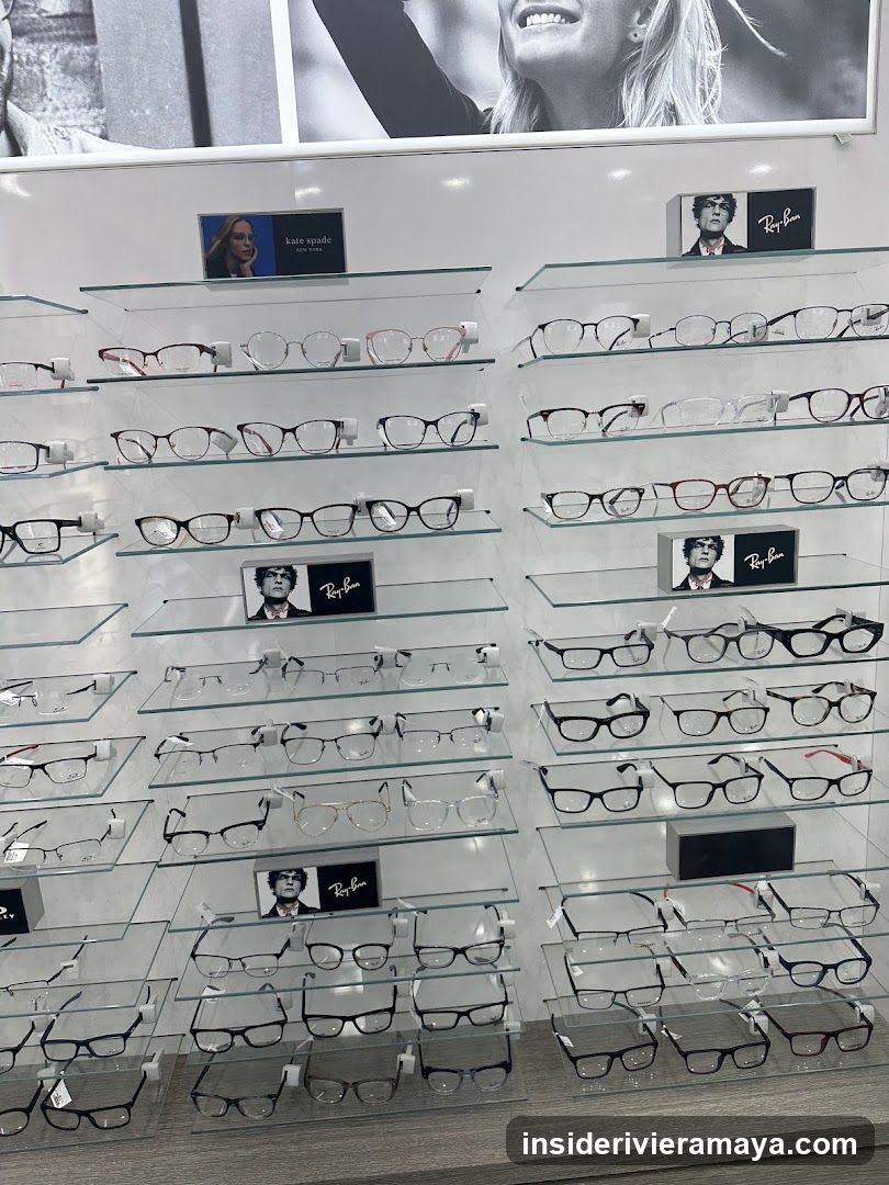 Eyeglass Display Wall