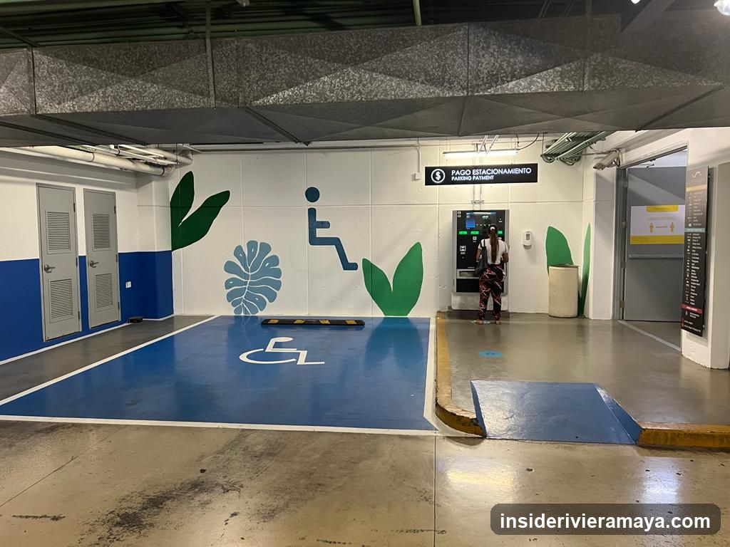 Accessible Parking Area and Payment Station