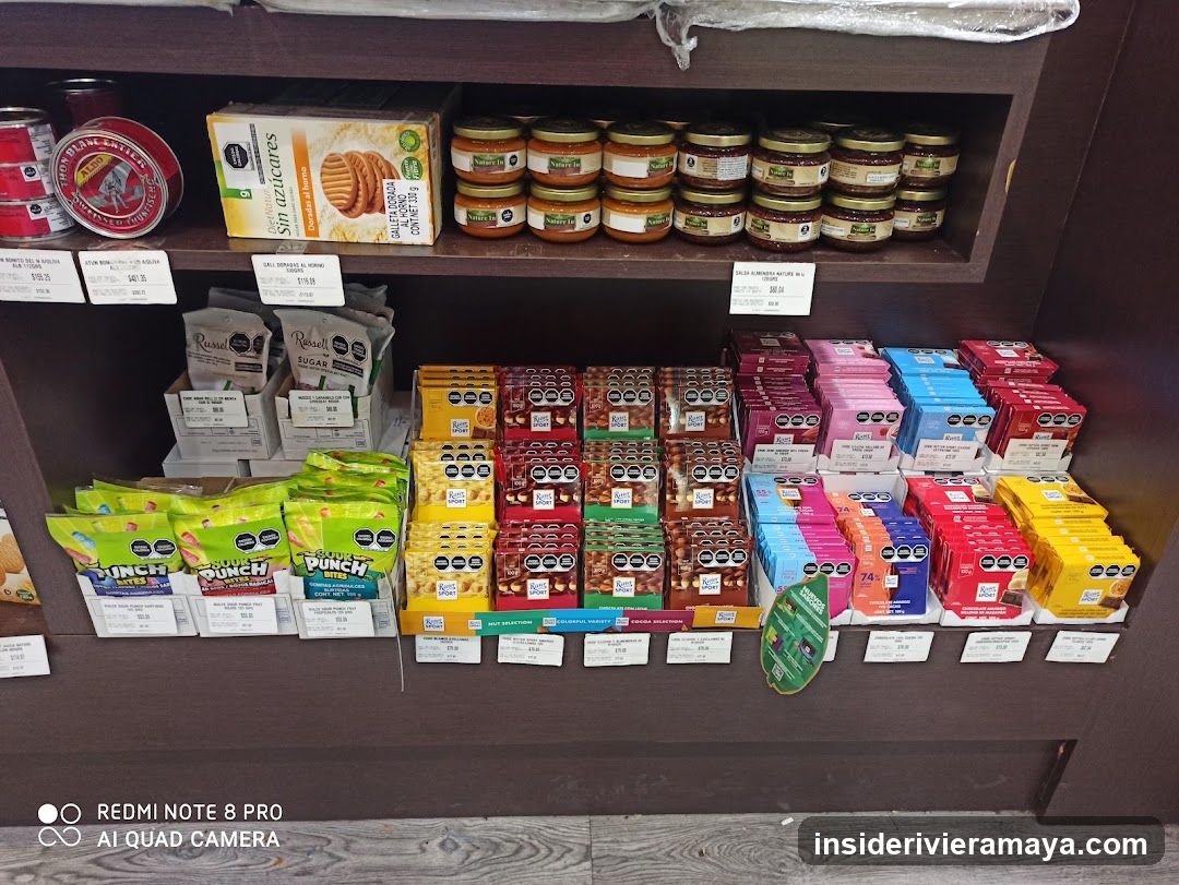 Shelf Display of Snacks and Confectionery