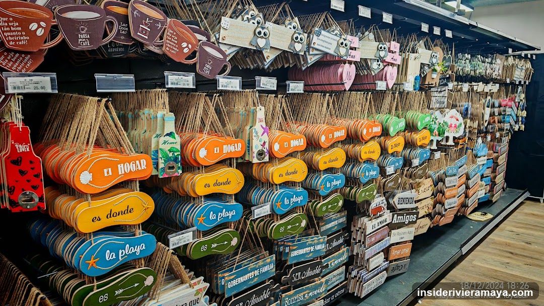 Display of Decorative Wooden Signs