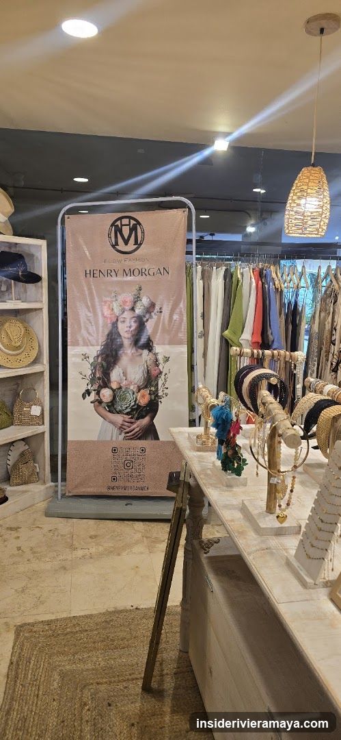 Interior of a boutique clothing store