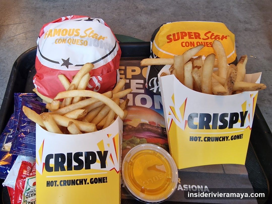 Fast Food Meal on Tray