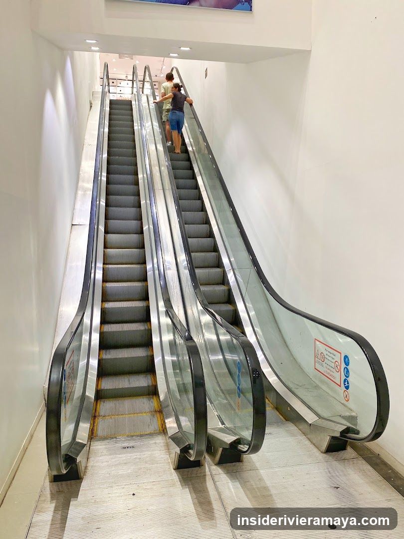 View of Escalators