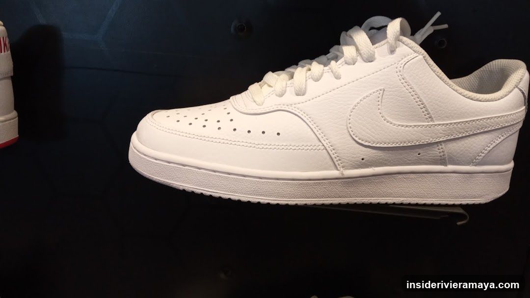 White Sneaker Display