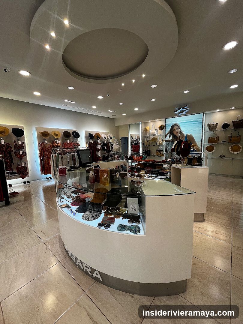 Interior of a retail store