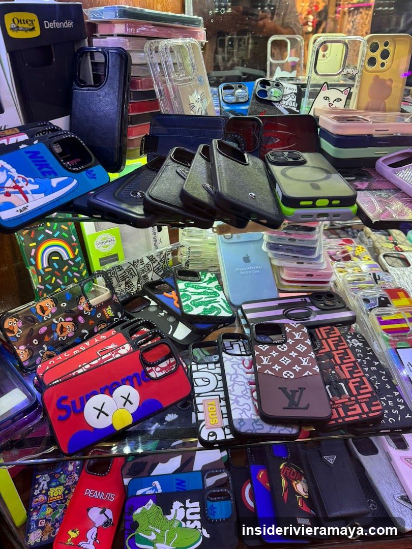 Display of Phone Cases