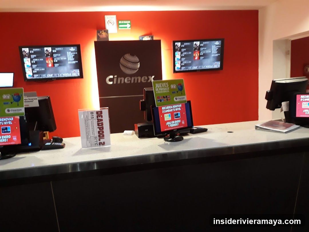Cinemex Ticket Counter