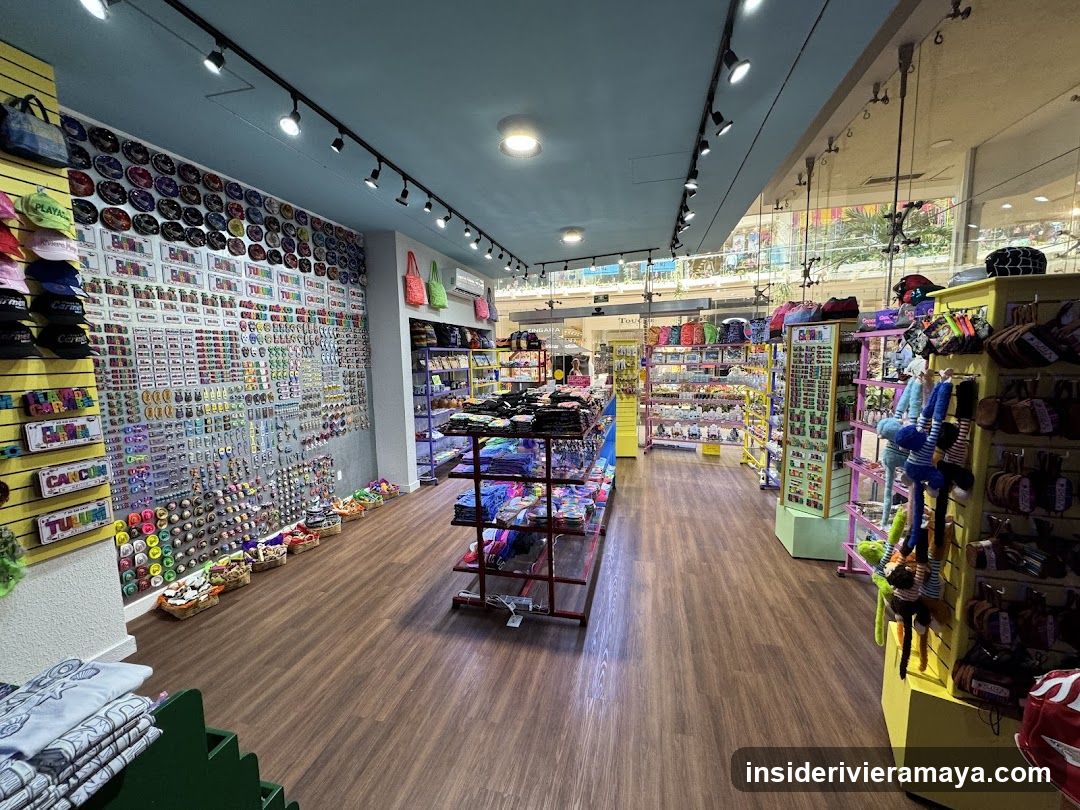 Interior of a souvenir shop