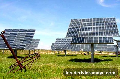 Solar Panels in a Field