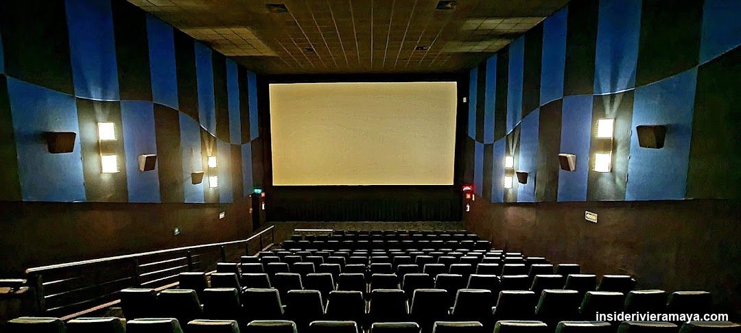 Empty Movie Theater Interior