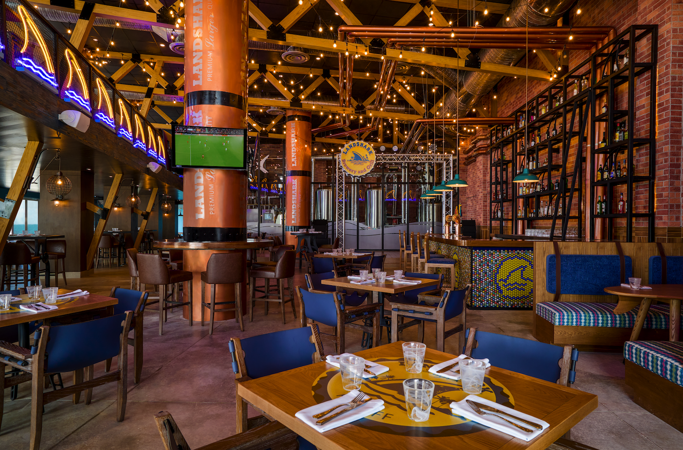 LandShark Brewery at Margaritaville Island Reserve Riviera Maya, the first oceanfront LandShark Brewery in Mexico